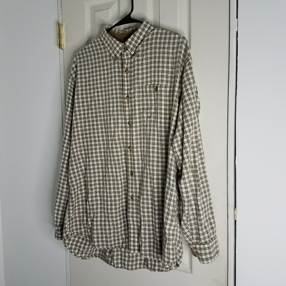 Men's L.L. Bean Town & Field Button Down Shirt L